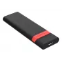 Verbatim M.2 NVMe SSD puzdro kit, SSD puzdro, M.2, PCI Express, 10 Gbit/s, USB pripojenie, čierna, červená