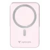 Verbatim Charge 'n' Go magnetická bezdrôtová powerbank so stojanom – 10000 mAh ružová