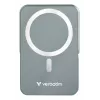Verbatim Charge 'n' Go magnetická bezdrôtová powerbank so stojanom – 10000 mAh sivá