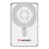 Verbatim Charge'n'Go 2C powerbank 5000 mAh strieborná, 5000 mAh, lithium-polymer (LiPo), Adaptive Fast Charging, Power Delivery 3.0, Quick Charge 3.0, bezdrôtové nabíjanie, 3,85 V, 20 W