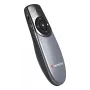 Verbatim Focus bezdrôtový prezentér s červeným laserovým ukazovátkom, RF, USB, 30 m, čierna, strieborná