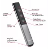 Verbatim Agenda bezdrôtový prezentér s červeným laserovým ukazovátkom, RF, USB, 100 m, čierna, strieborná