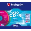 Verbatim CD-R AZO Colours 700 MB 48x 10 ks