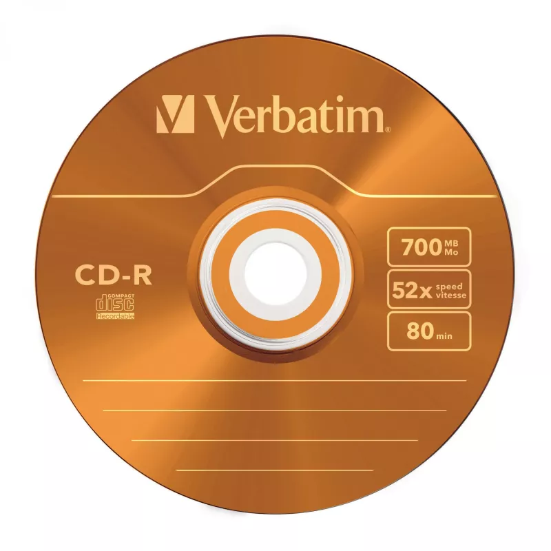 Verbatim CD-R AZO Colours 700 MB 48x 10 ks