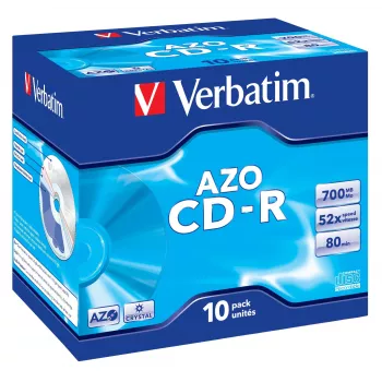 Verbatim CD-R AZO Crystal 700 MB 52x 10 ks
