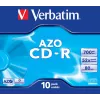 Verbatim CD-R AZO Crystal 700 MB 52x 10 ks