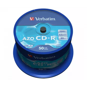 Verbatim CD-R AZO Crystal 700 MB 52x 50 ks