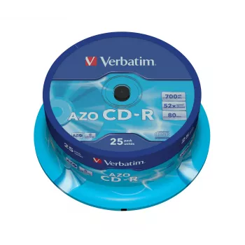 Verbatim CD-R AZO Crystal 700 MB 52x 25 ks