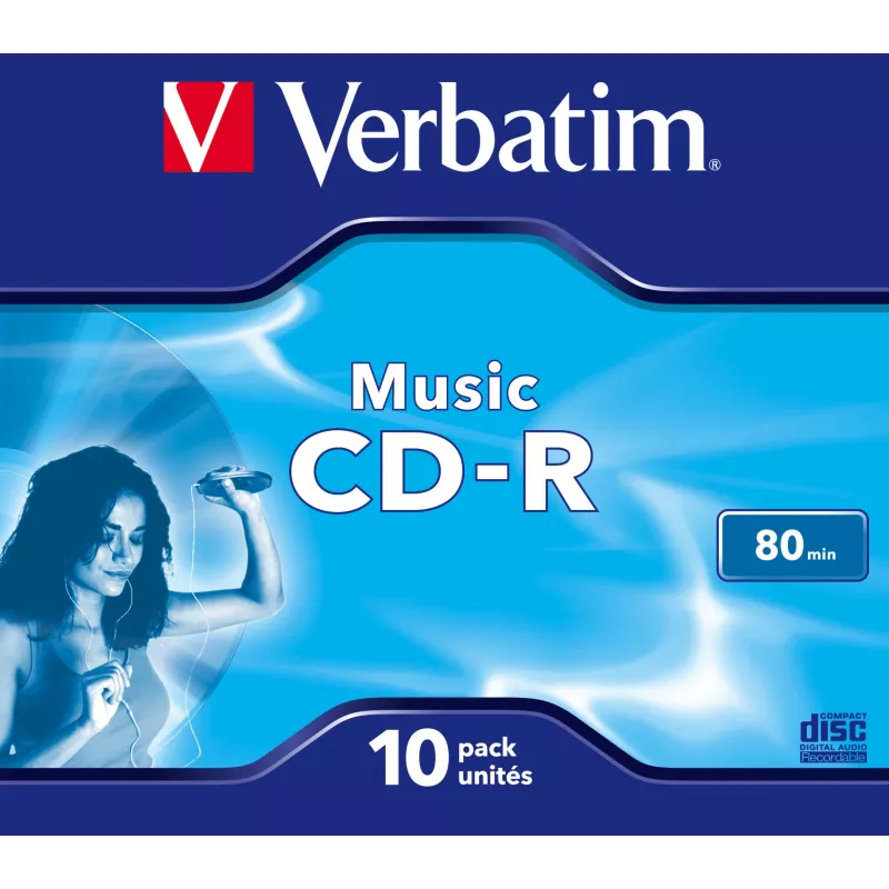 Verbatim Music CD-R 700 MB 16x 10 ks