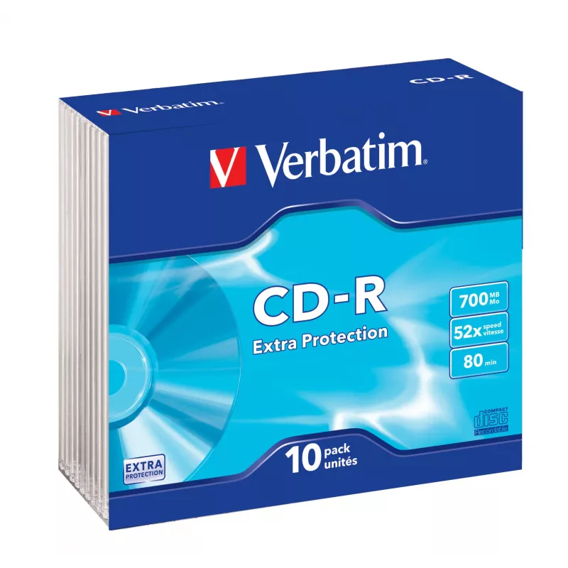 Verbatim CD-R Extra Protection 700 MB 52x 10 ks