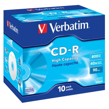 Verbatim CD-R High Capacity 800 MB 40x 10 ks