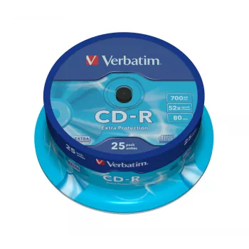 Verbatim CD-R Extra Protection 700 MB 52x 25 ks