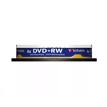 Verbatim DVD+RW Matt Silver 4,7 GB 10 ks