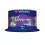 Verbatim DVD+R Wide Inkjet Printable No ID Brand, DVD+R, 120 mm, potlačiteľné, spindel, 50 ks, 4,7 GB