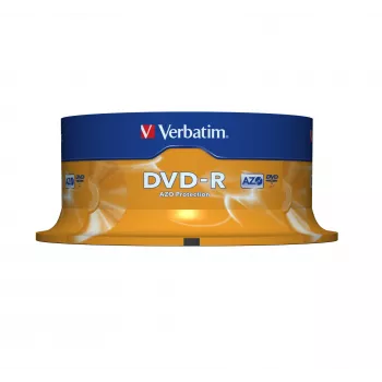 Verbatim DVD-R 4,7 GB 16x, spindel, 25 ks (43522)