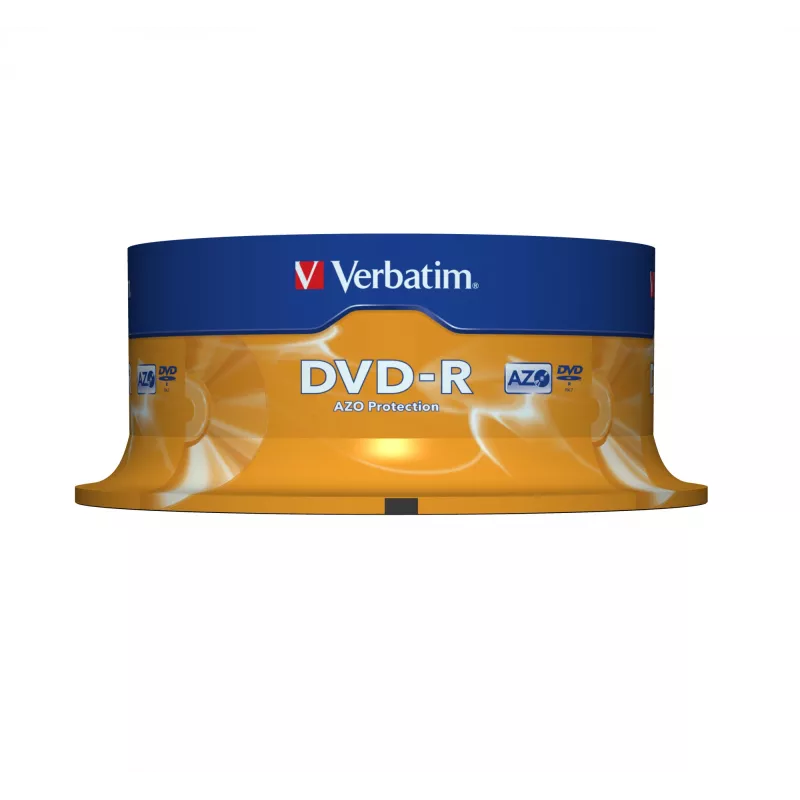 Verbatim DVD-R 4,7 GB 16x, Spindle, 25 ks (43522)