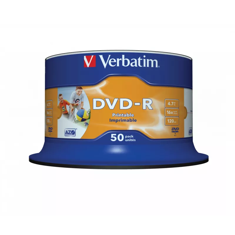 Verbatim 43533 prázdne DVD 4,7 GB DVD-R 50 ks
