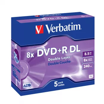 DVD+R DL Verbatim VB-DPD55JC 8,5 GB 5 ks