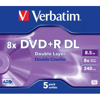 DVD+R DL Verbatim VB-DPD55JC 8,5 GB 5 ks