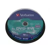 Verbatim DVDVER00072B, DVD-RW, spindel, 10 ks, 4,7 GB