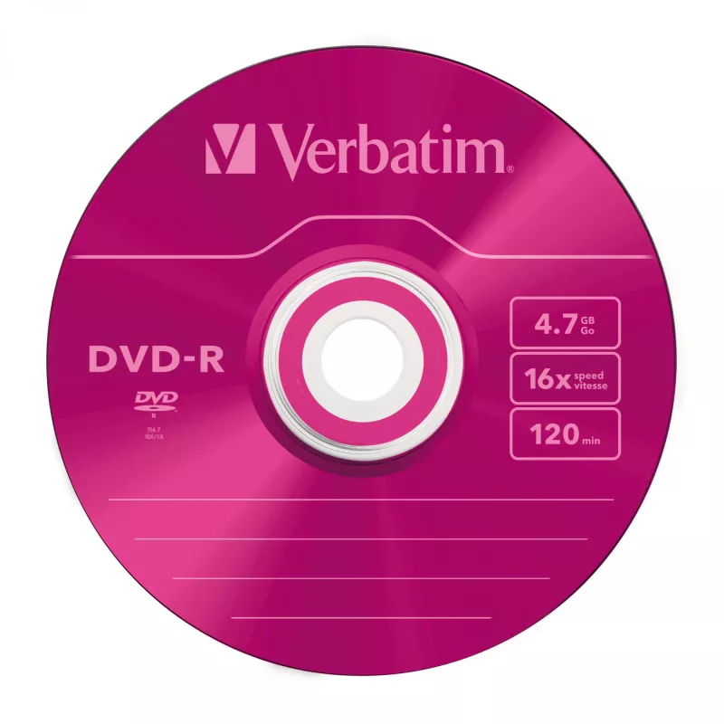 Verbatim DVD-R Colour 4,7 GB 5 ks