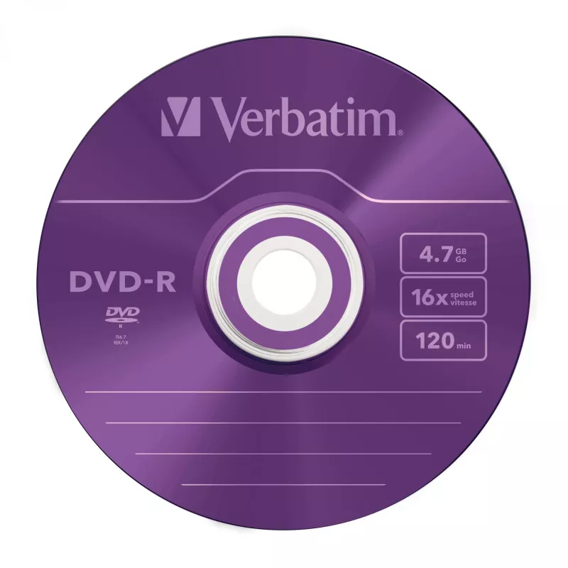 Verbatim DVD-R Colour 4,7 GB 5 ks