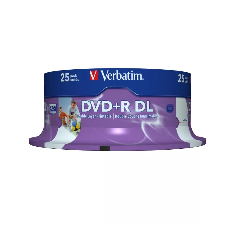 Verbatim 43667 prázdne DVD 8,5 GB DVD+R DL 25 ks