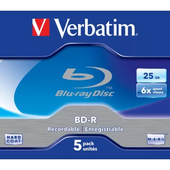Verbatim 43715 nenahrané Blu-Ray médium BD-R 25 GB 5 ks