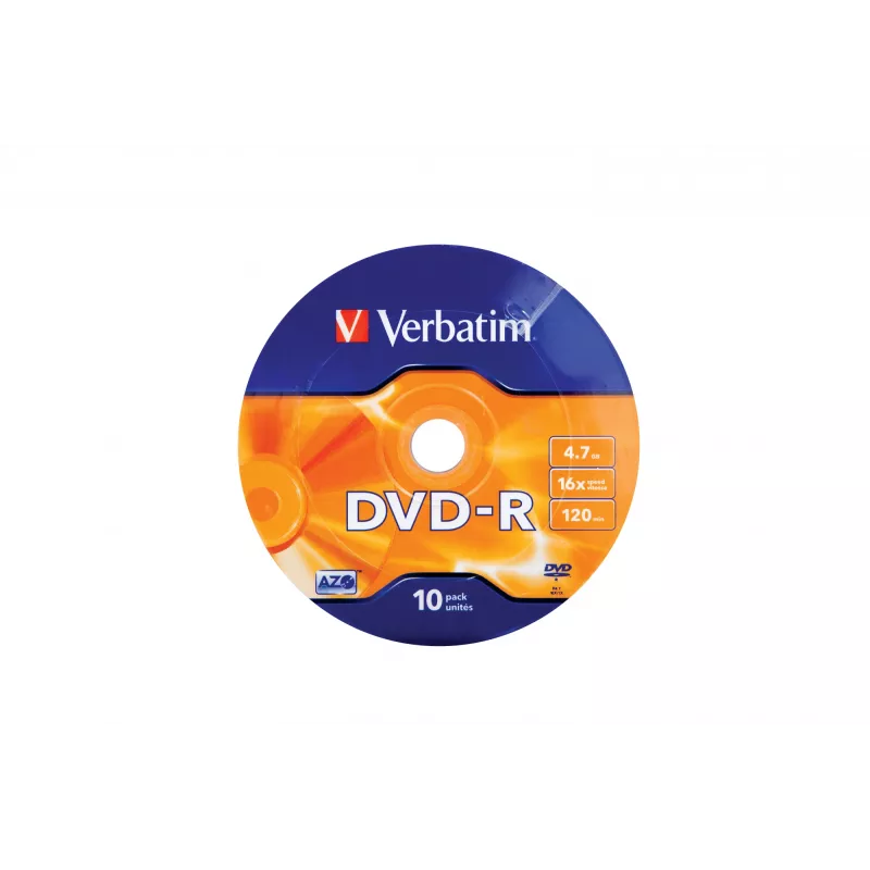 Verbatim DVD-R Matt Silver 16x 4,7 GB 10 ks