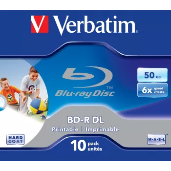 Verbatim 43736 BD-R média 50 GB 10 ks