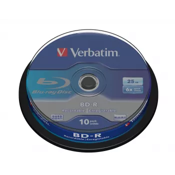 Verbatim BD-R SL 25GB 6x 10 ks balenie spindle 10 ks