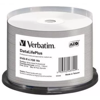 Verbatim DataLifePlus 4,7 GB DVD-R 50 ks