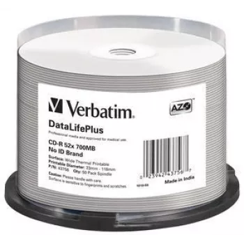 Verbatim CD-R 52x DataLifePlus 700 MB 50 ks