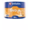 Verbatim DVD-R matná strieborná 50 ks balenie wrap spindle