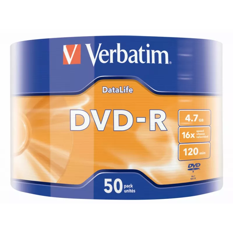 Verbatim 43791 DVD médiá 4,7 GB DVD-R 50 ks