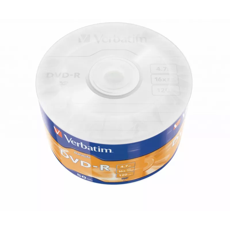 Verbatim 43791 DVD médiá 4,7 GB DVD-R 50 ks