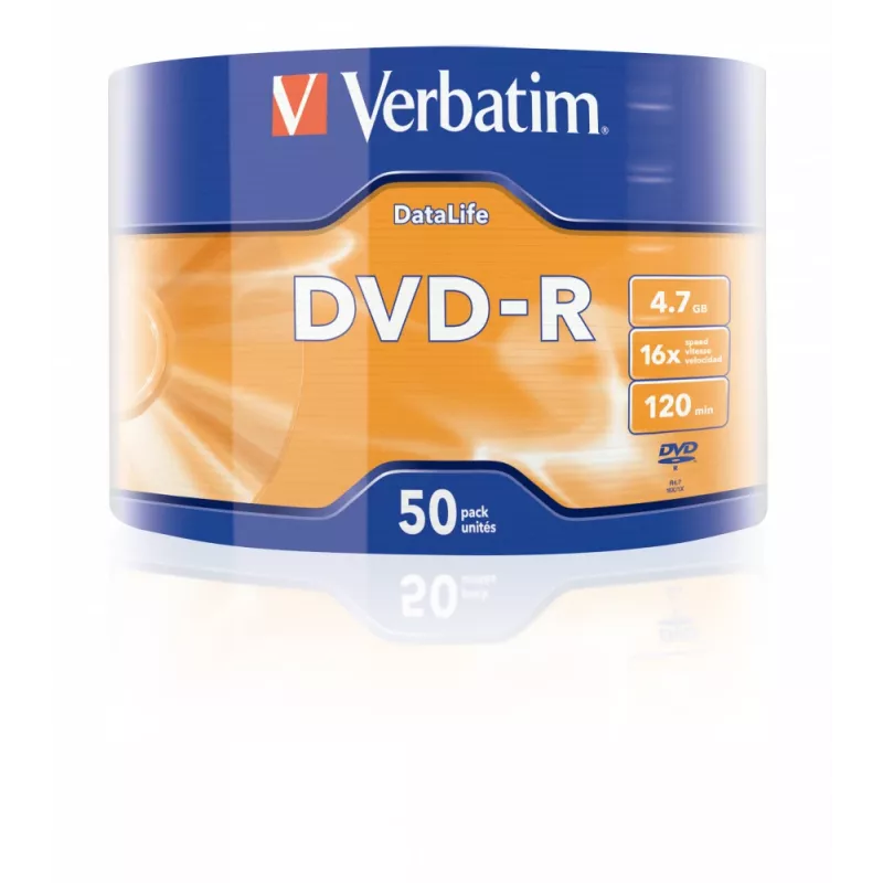 Verbatim 43791 DVD médiá 4,7 GB DVD-R 50 ks
