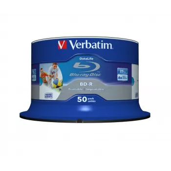 Verbatim 43812 nezapísaný Blu-Ray disk BD-R 25 GB 50 ks