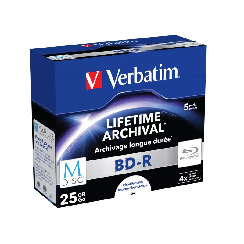 Verbatim M-Disc 4x BD-R 25 GB 5 ks
