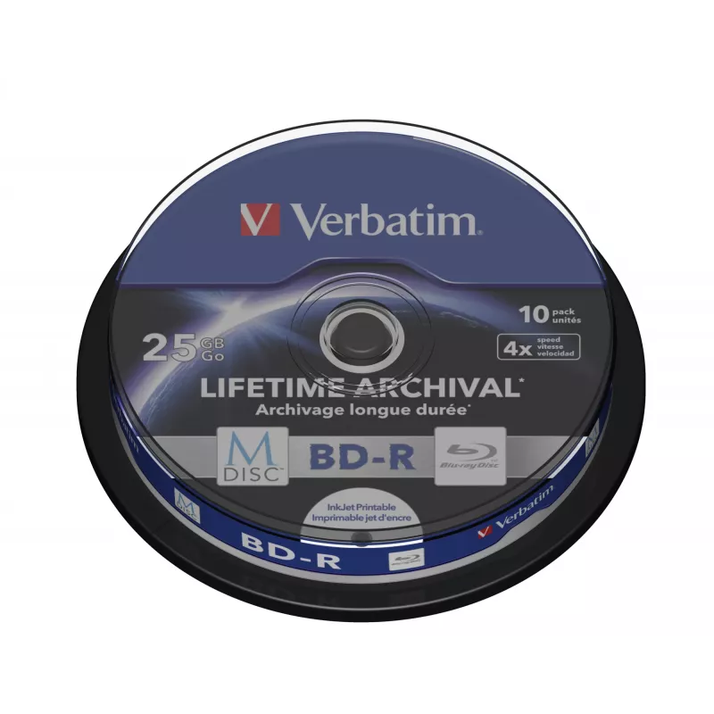 Verbatim M-Disc 4x BD-R 25 GB 10 ks