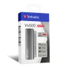 Verbatim Vx500 1 TB USB Type-C 3.2 Gen 2 (3.1 Gen 2) strieborná