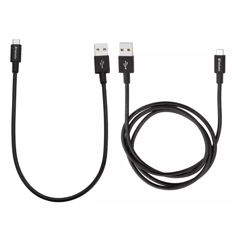Verbatim 48875 USB kábel USB 3.2 Gen 1 (3.1 Gen 1) 1 m Micro-USB A USB A čierny