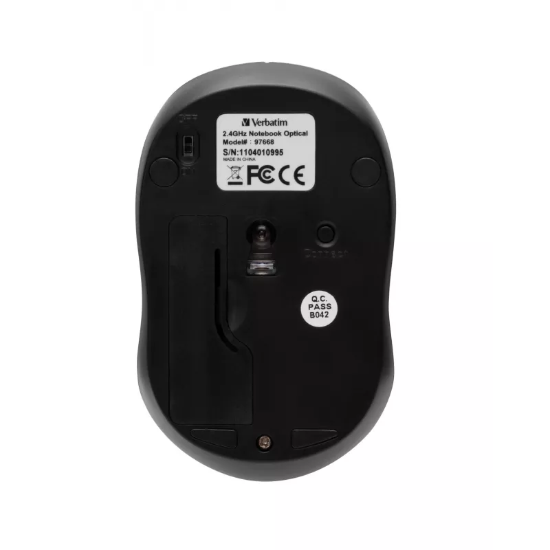 Verbatim Go Nano myš kancelárska RF Wireless 1600 DPI