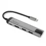 Verbatim 49141 dokovacia stanica/port replikátor pre notebook USB 3.2 Gen 1 (3.1 Gen 1) Type-C čierna, strieborná