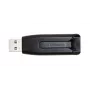 Verbatim V3 - USB 3.0 disk 256 GB - čierny, 256 GB, USB Type-A, 3.2 Gen 1 (3.1 Gen 1), Slide, 10 g, čierny