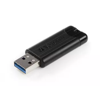 Verbatim PinStripe 3.0 - USB 3.0 disk 256 GB – čierna, 256 GB, USB Type-A, 3.2 Gen 1 (3.1 Gen 1), Slide, 7 g, čierna