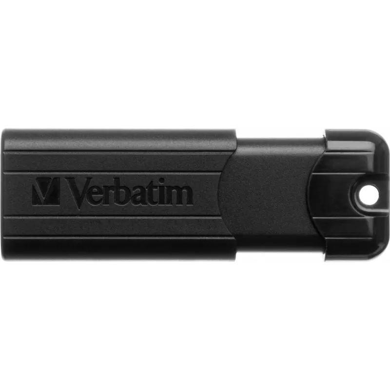 Verbatim PinStripe 3.0 - USB 3.0 disk 256 GB – čierna, 256 GB, USB Type-A, 3.2 Gen 1 (3.1 Gen 1), Slide, 7 g, čierna