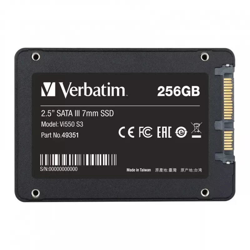 SSD disk Verbatim 256GB 2,5 palca SATA Vi550 S3