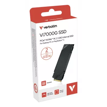 Verbatim Vi7000G PCIe NVMe M.2 SSD 2 TB – Ultimátne herné riešenie