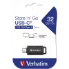 Verbatim Store 'n' Go USB flash disk 32 GB USB Type-C 3.2 Gen 1 (3.1 Gen 1) čierna